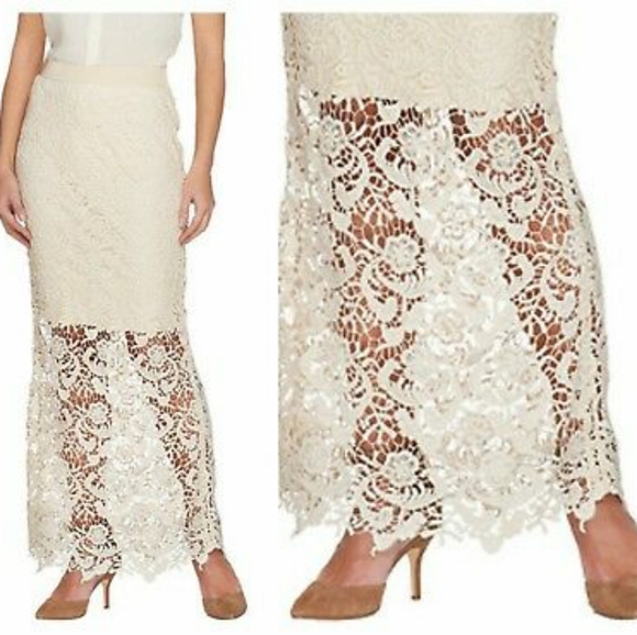 G.I.L.I. Dresses & Skirts - G.I.L.I. BOHO-STYLE LACE SHIRT BLUE